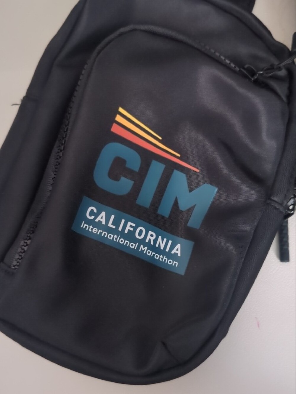 Black Crossbody Sling Bag – CIM Logo